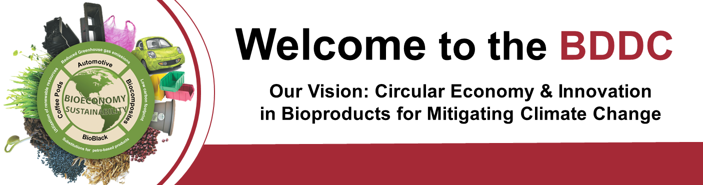 Welcome to the BDDC, Our Vision: Circular Economy & Innovation in Bioproducts for Mitigating Climate Change