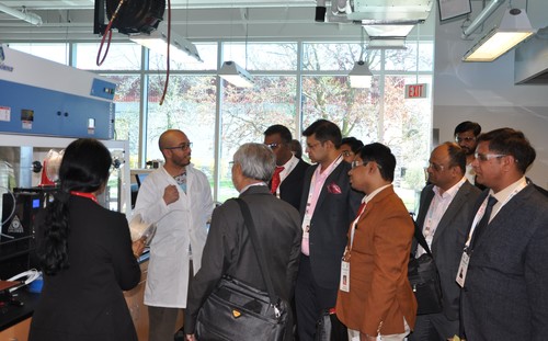 Image - Prof. Misra giving a tour of the BDDC