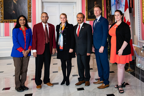 Image - Professors Amar Mohanty and Manjusri Misra met with Her Excellency the Right Honourable Julie Payette, Governor General