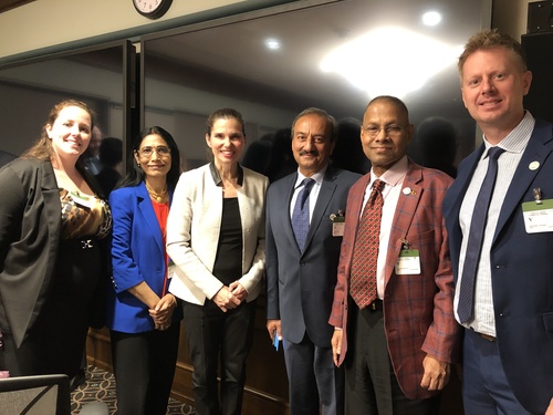 Image - Professors Amar Mohanty and Manjusri Misra with Honourable Kirsty Duncan, Minister of Science and Sport