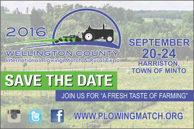 Save The Date: Wellington County International Plowing Match and Rural Expo (poster)