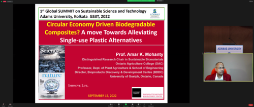 Prof. Mohanty Presenting